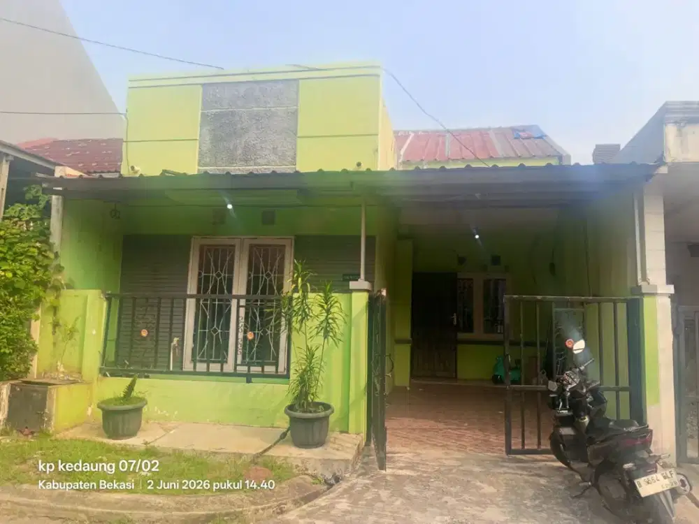 Disewakan Murah! Rumah 3 KT di Cluster Taman Sari Harapan Indah