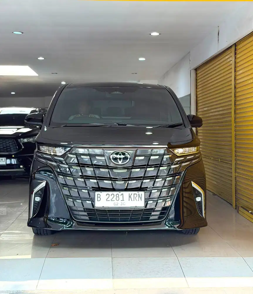 Toyota Alphard Hybrid TSS 2025 February Hitam Vieta Motor Termurah