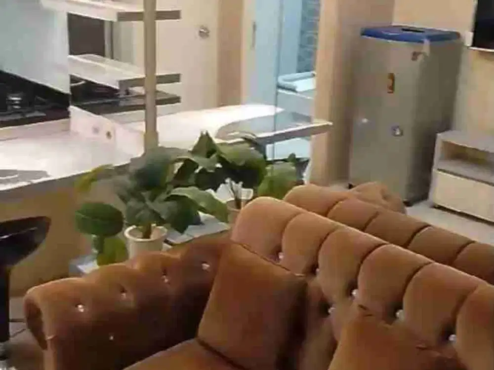 disewakan apart GREEN PALACE Rafles hook/sudut view kolam renang 2br full furnished