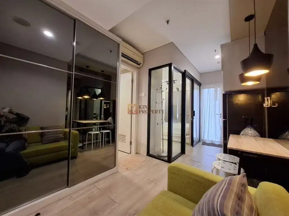 Hanya Jalan Kaki Ke Mall Central Park & Mall TA! Disewakan Apartemen Madison Park 1BR Furnished Interior Lengkap Nyaman Di Tanjung Duren Jakarta Barat
