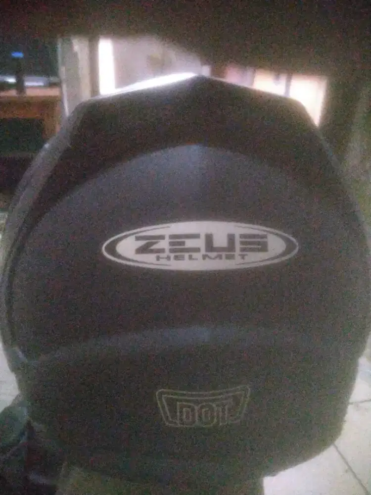 Zeus 813 full face, black double visor, Black matte