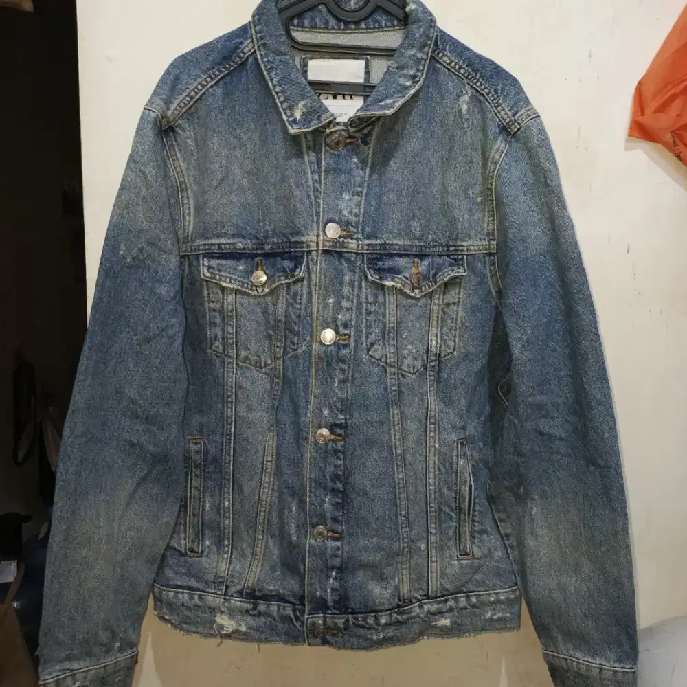 Zara original store denim jacket