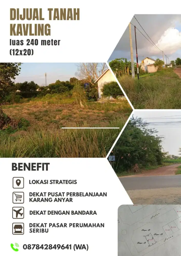 Tanah kapling strategis