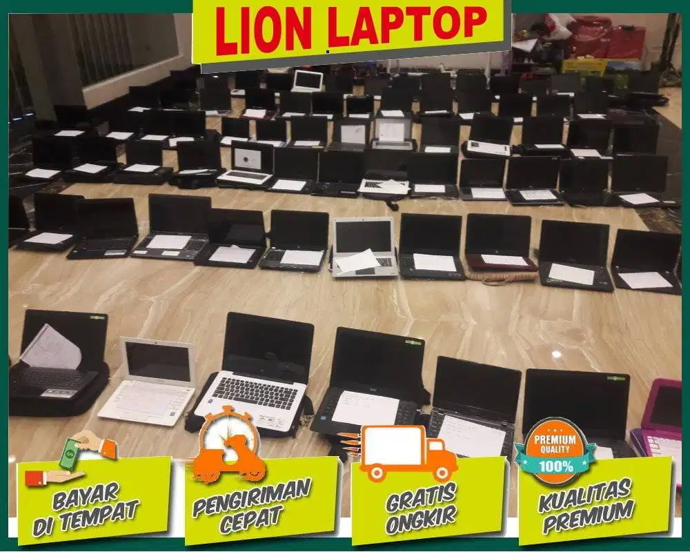 Ready stok 250 unit | Pusat Laptop bekas berkualitas di Malang