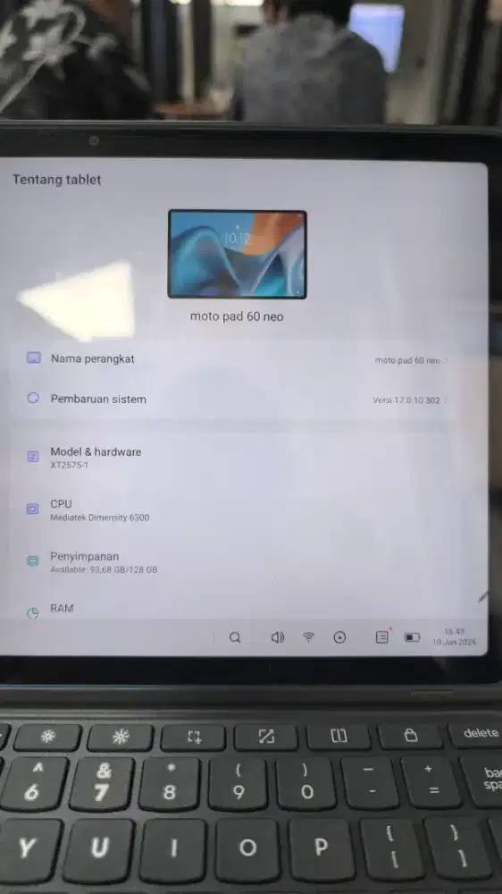 Motopad 60 neo 4gb/128 like new
