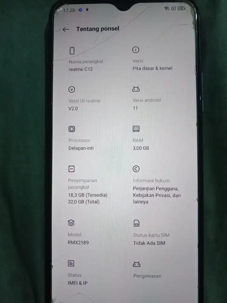Realme C12 RAM 3/32GB - BATERAI AWET 6000mAh