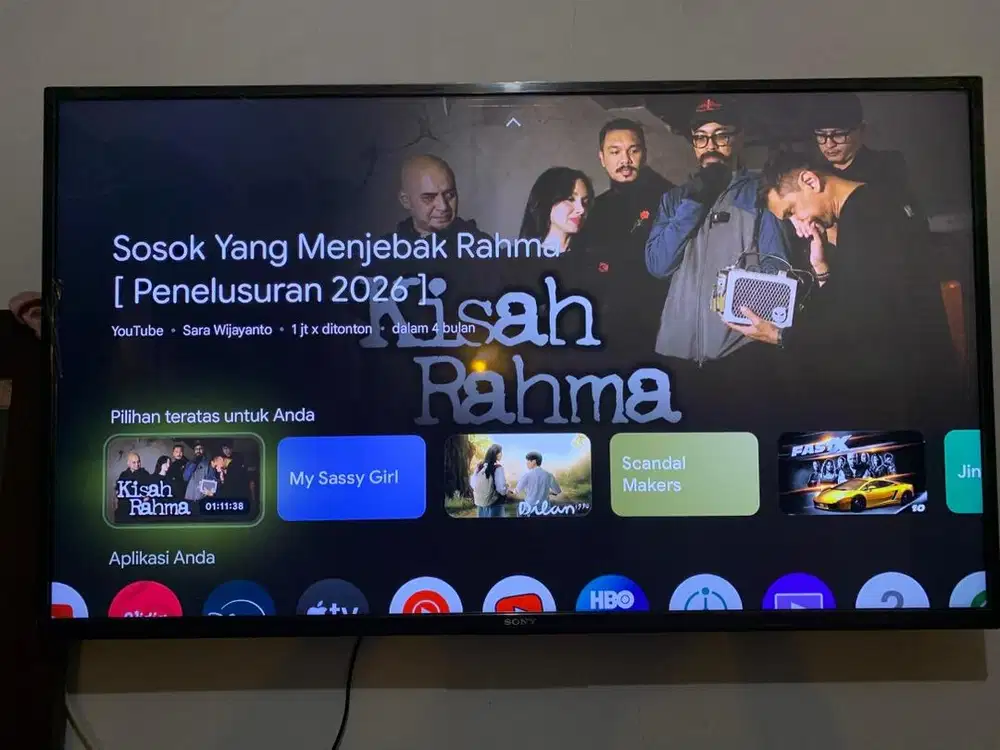 SONY 43X75K SMART GOOGLE TV 43 inch 4K UHD KD-43X75K