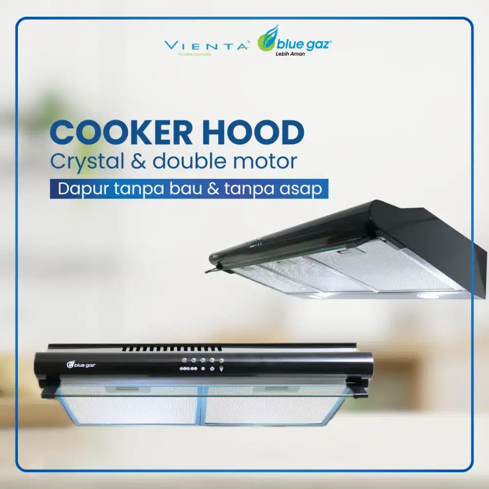 Penghisap Asap Kompor / Cooker Hood Crystal ( Like New )