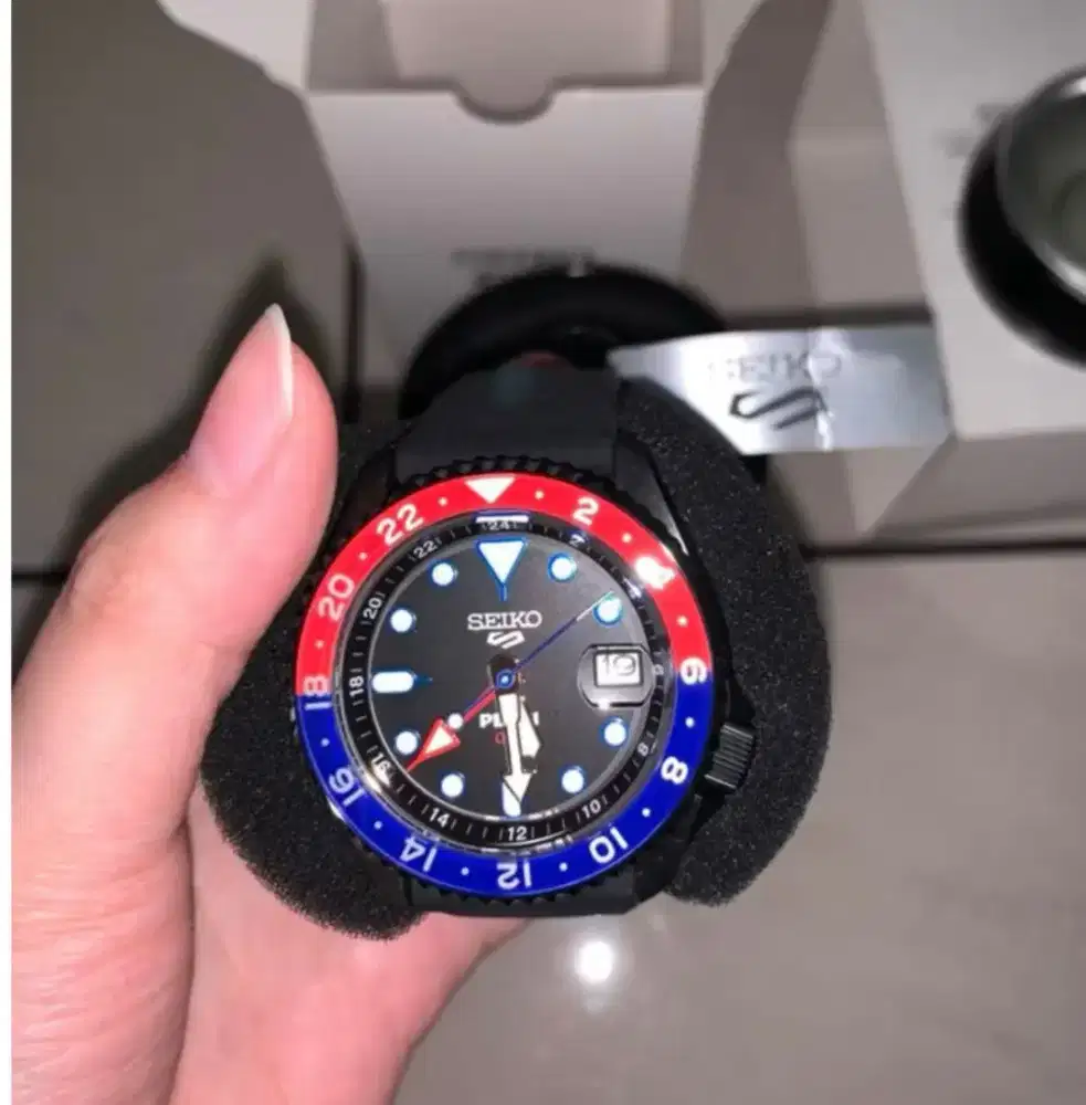 Seiko black Collaboration with pepsi