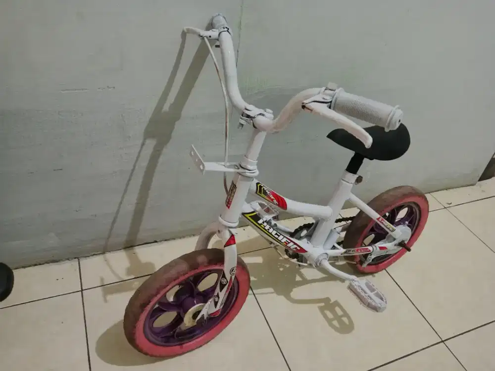 Sepeda anak warna putih