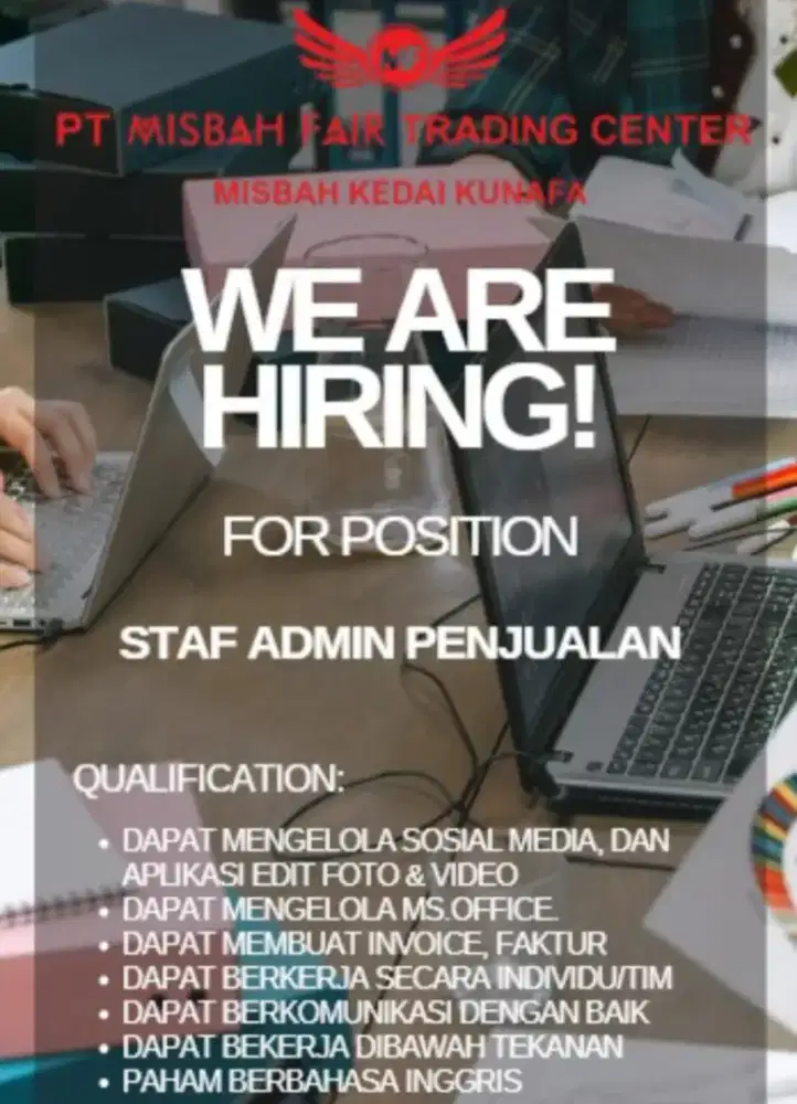 Staff Administrasi & Sales