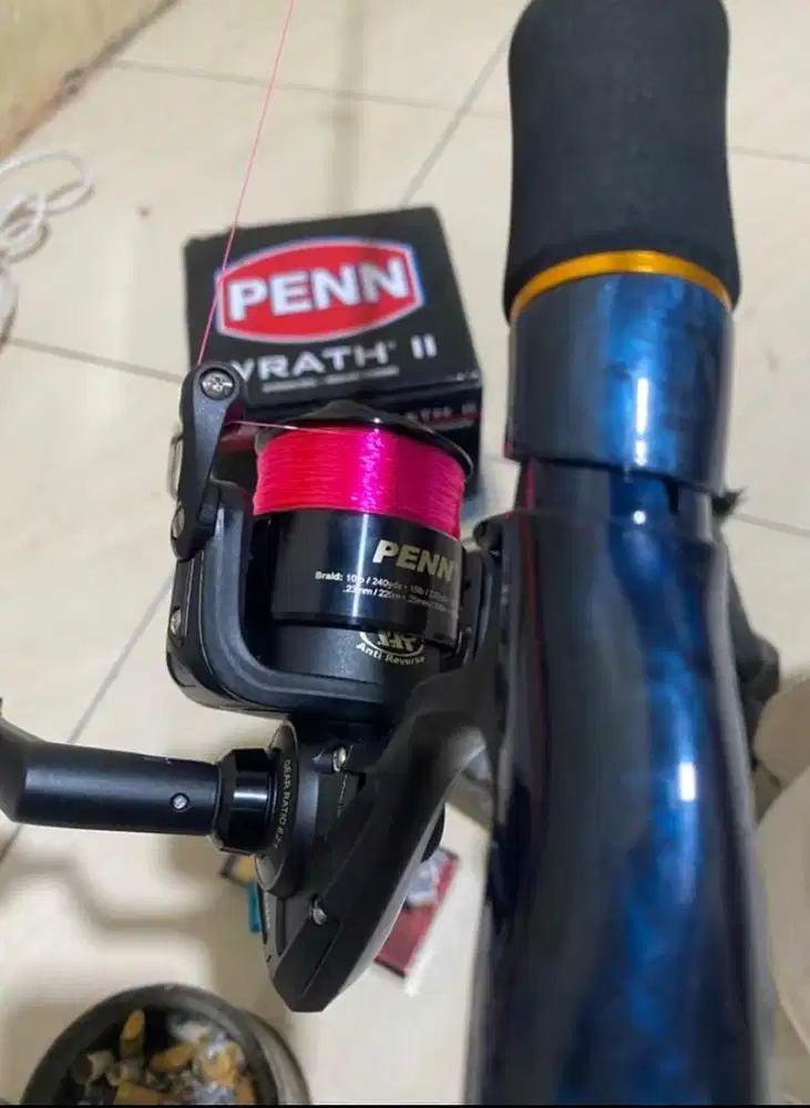 Jawara x penn joran pancing