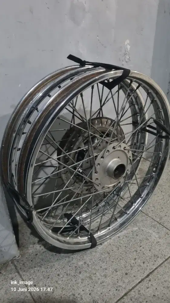 Fullset Velg depan belakang Supra x / fit x