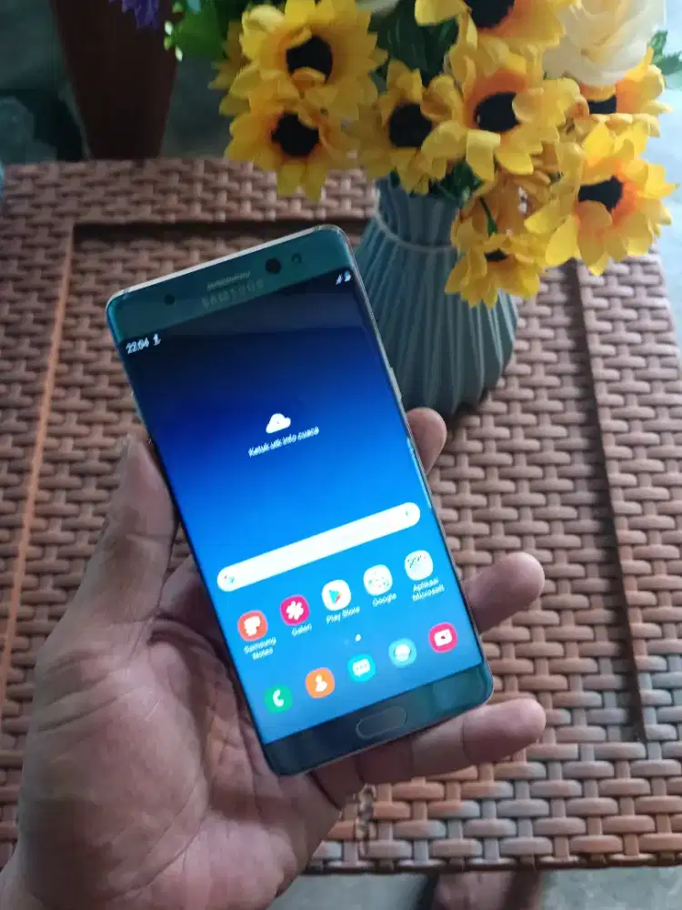 Samsung Note FE NFc spen mulus kaca layar retak halus.Djamin aman bgt