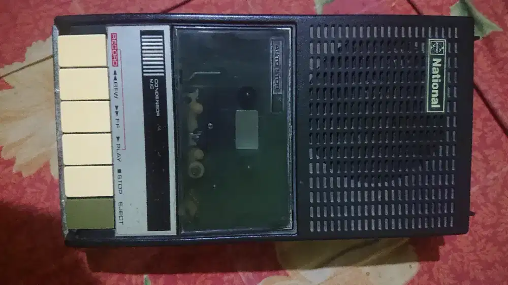 TAPE PLAYER VINTAGE RETRO NATIONAL RQ-407DS NORMAL