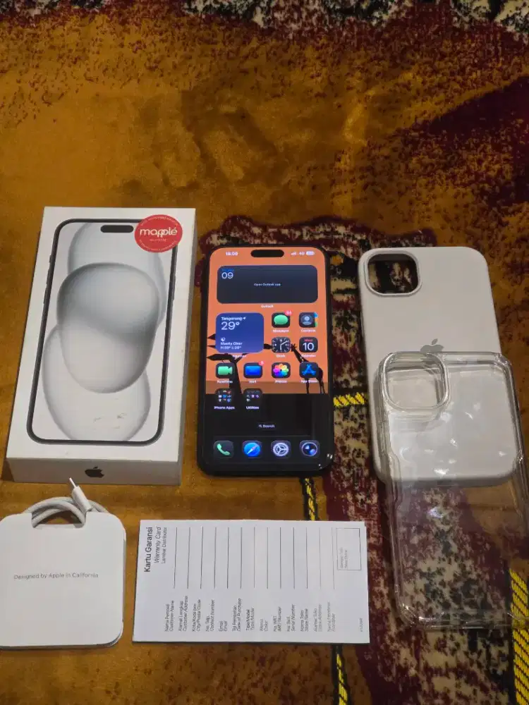 iPhone 15 Plus 128GB Black Resmi MAP / Digimap