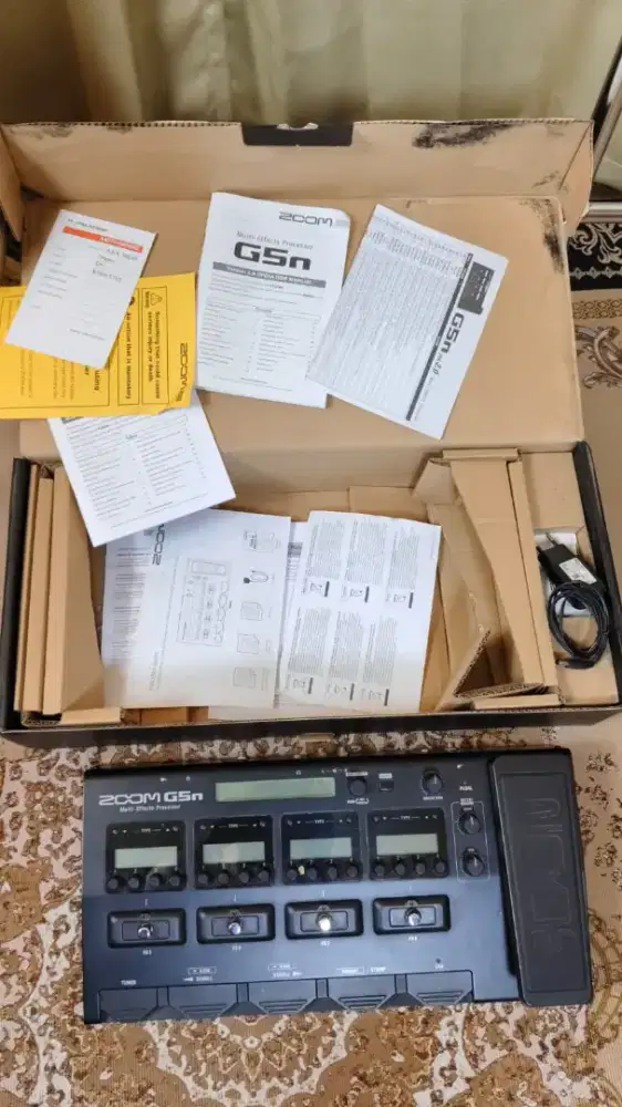 Efek gitar Fx zoom G5n like new