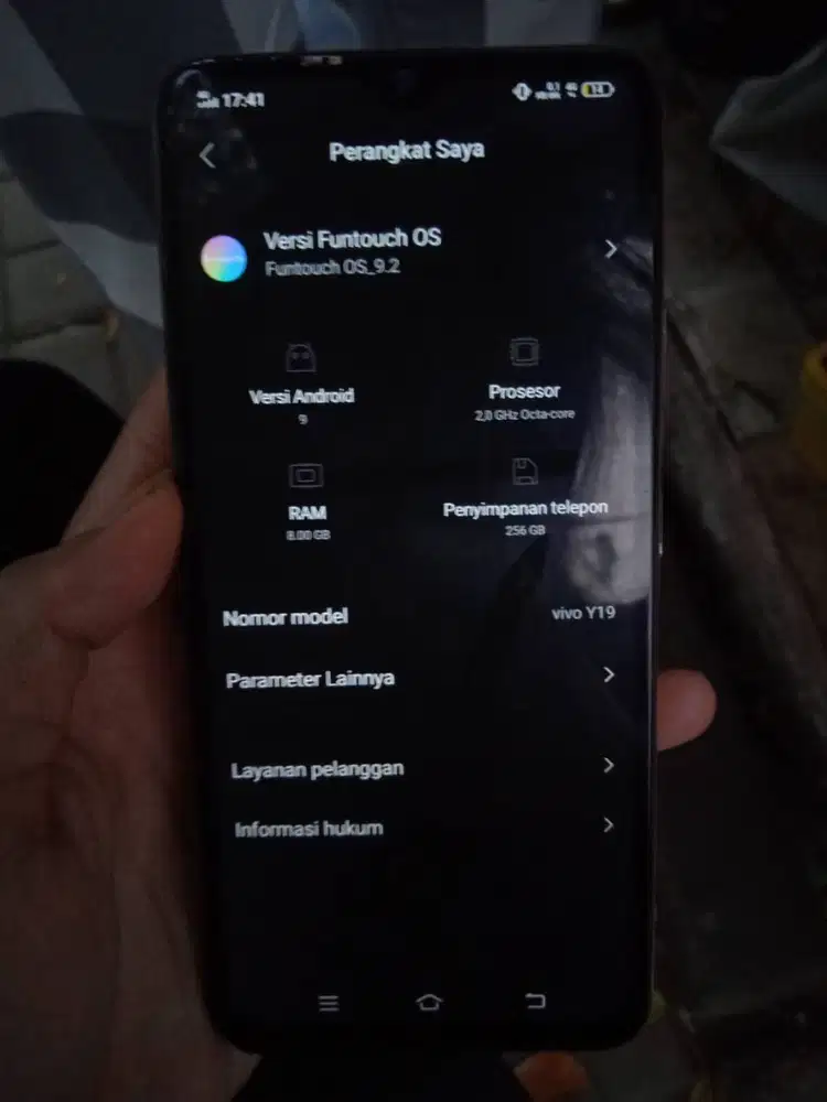 Vivo y19 RAM 8/256