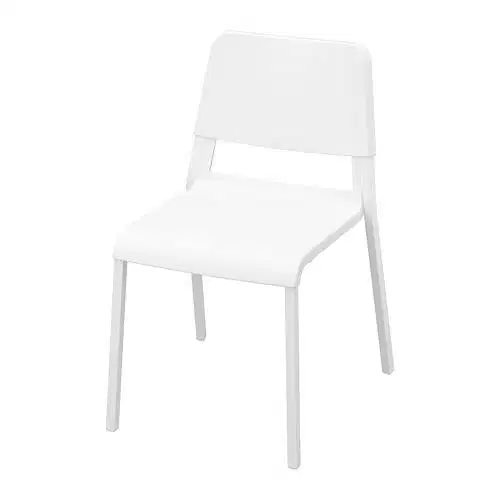4 Kursi IKEA THEODORES Original Putih - Matching set - Kursi Cafe