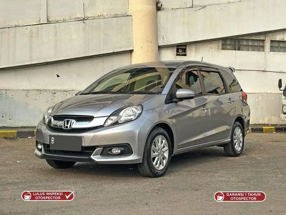 Jual Cepat KM 21rb Honda Mobilio E Cvt 2016 Silver Metalik Garansi