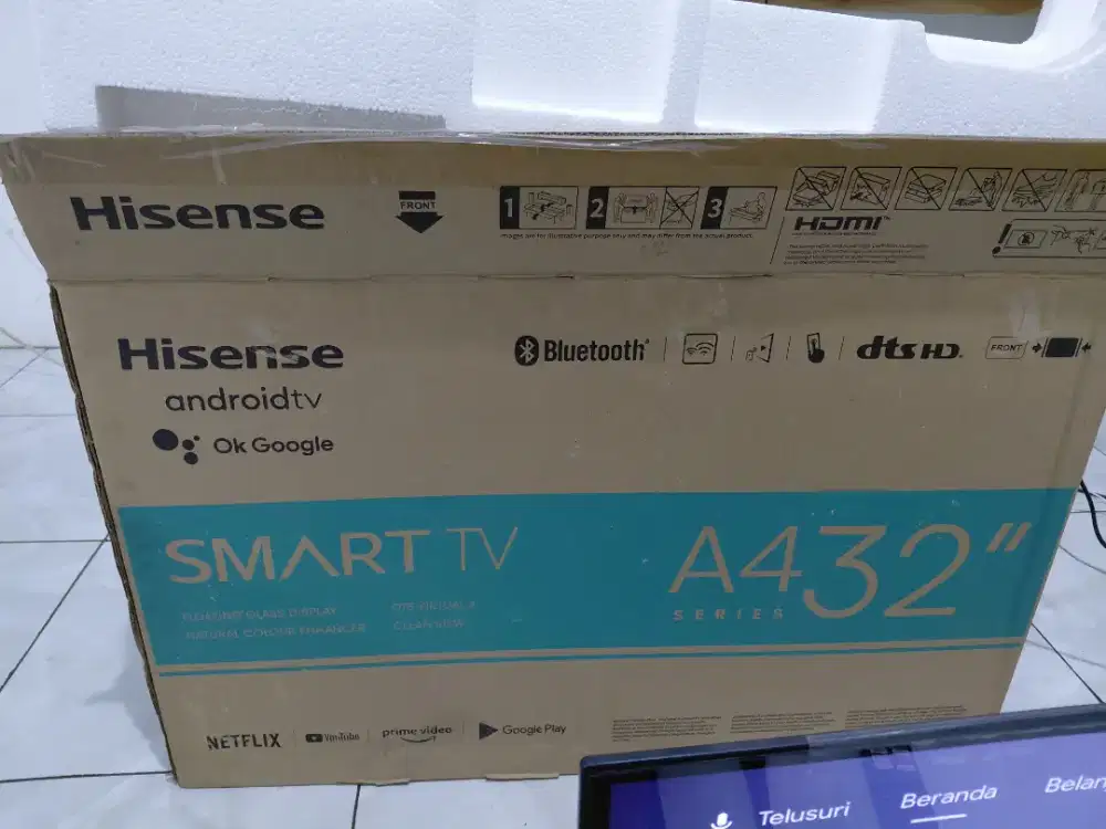 ANDROID/SMART TV HISENSE 32 INCH LIKE NEW