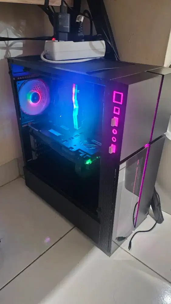 PC GAMING i3-9100F GTX1070 ROG 16GB SSD 240GB - 4,8JT NEGO
