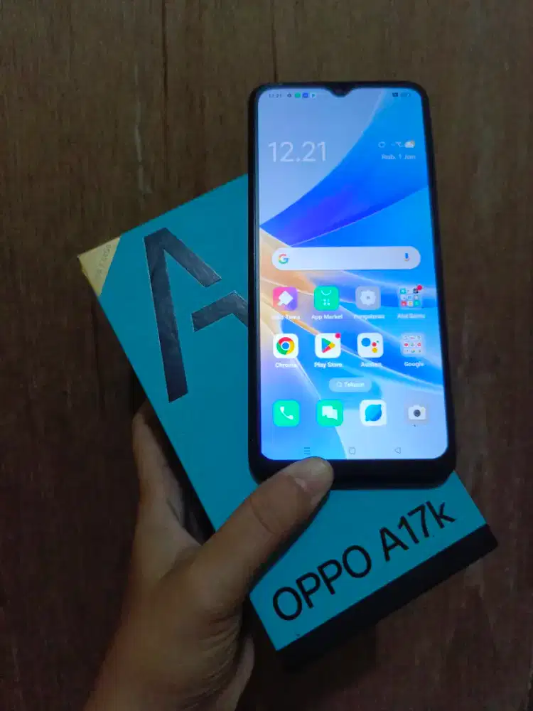Oppo A17K Lengkap Ram 3+1/64