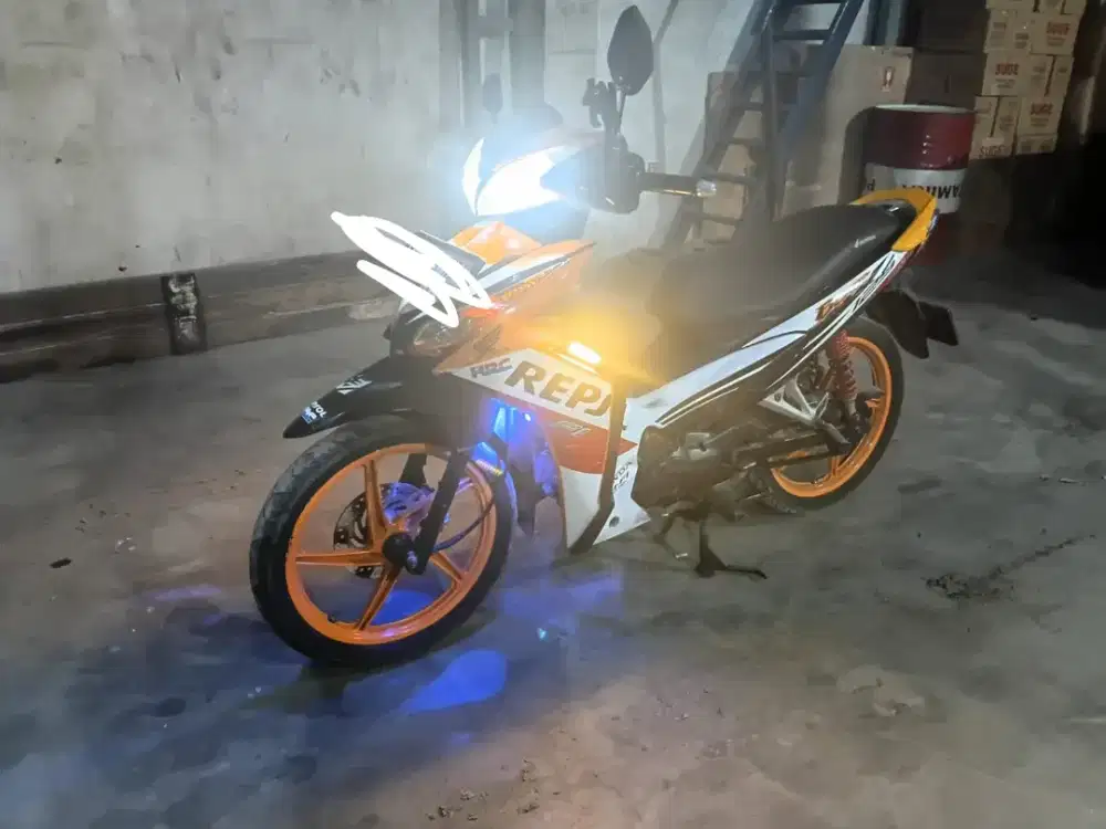 Honda blade kondisi normal