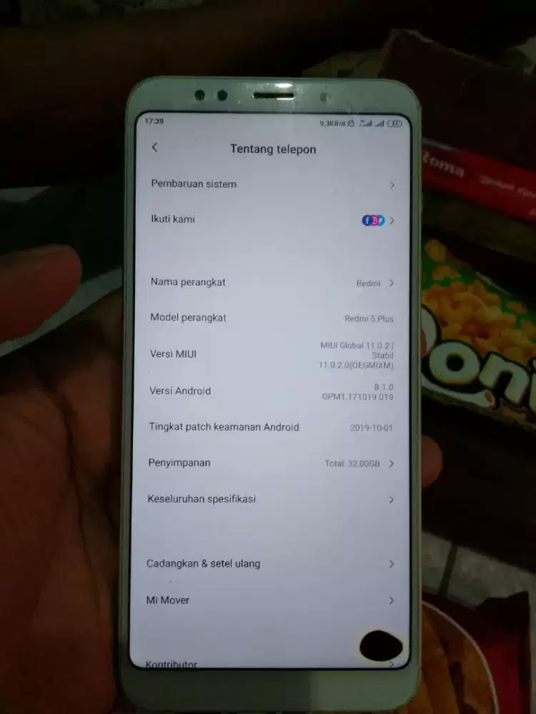 Redmi 5 plus 3/32 hp only