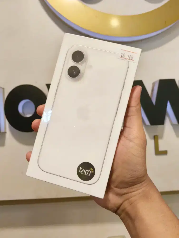 Jual Iphone 16 128Gb New Resmi Ibox Warna Putih No Repack
