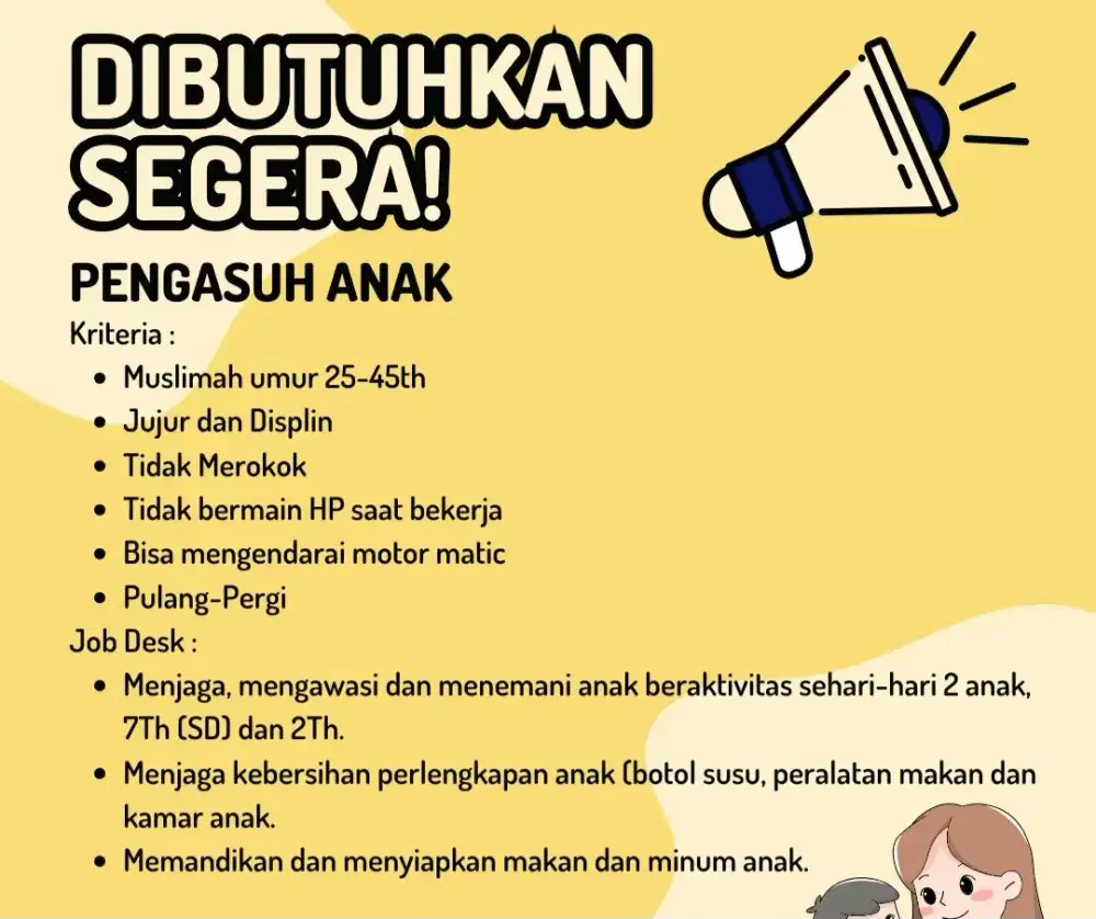 Pengasuh anak atau baby sister