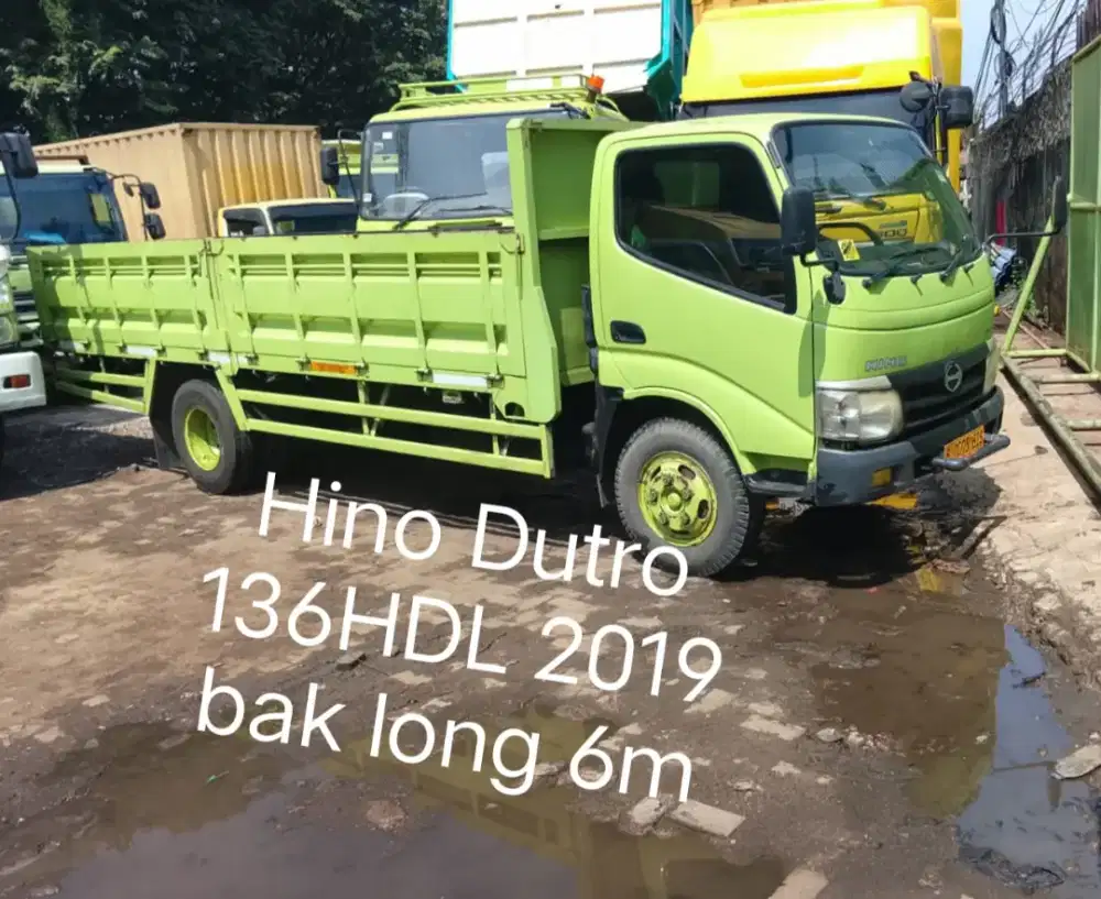 Bak besi long 6m Hino Dutro 136HDL 2019