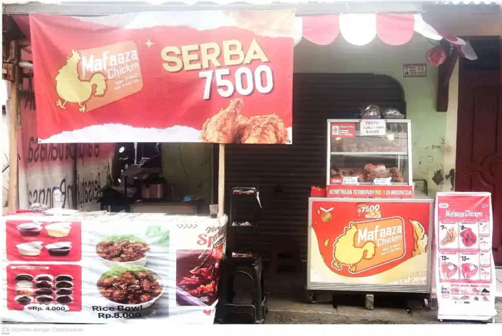 Di Sewakan Warung Fried Chicken