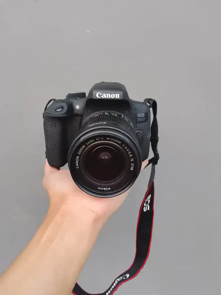 Canon 750D fullset Second Like New!!