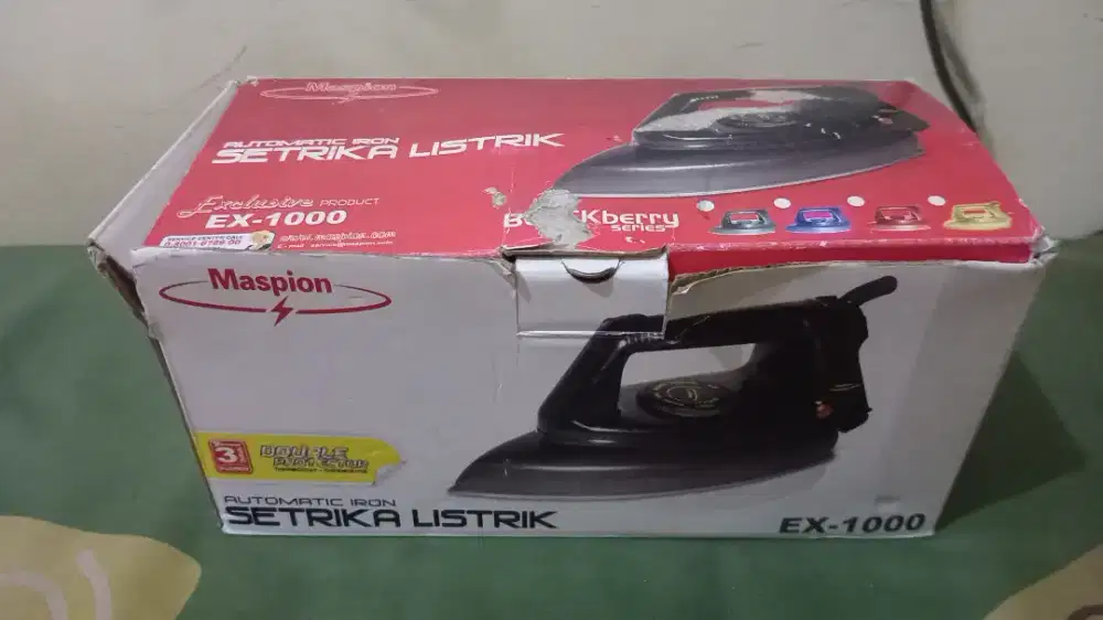 Setrika Listrik Merk Maspion Tipe EX-1000