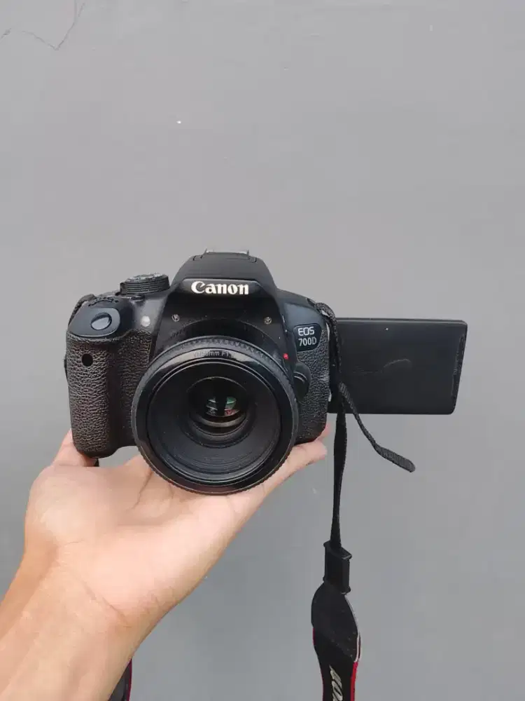 Canon 700D Lensa fix yn50mm Fullset !!