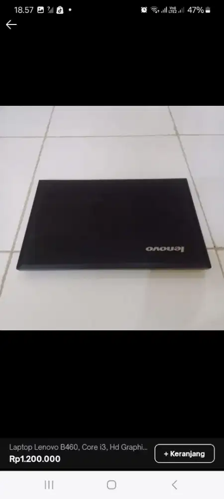 Laptop lenovo core 13