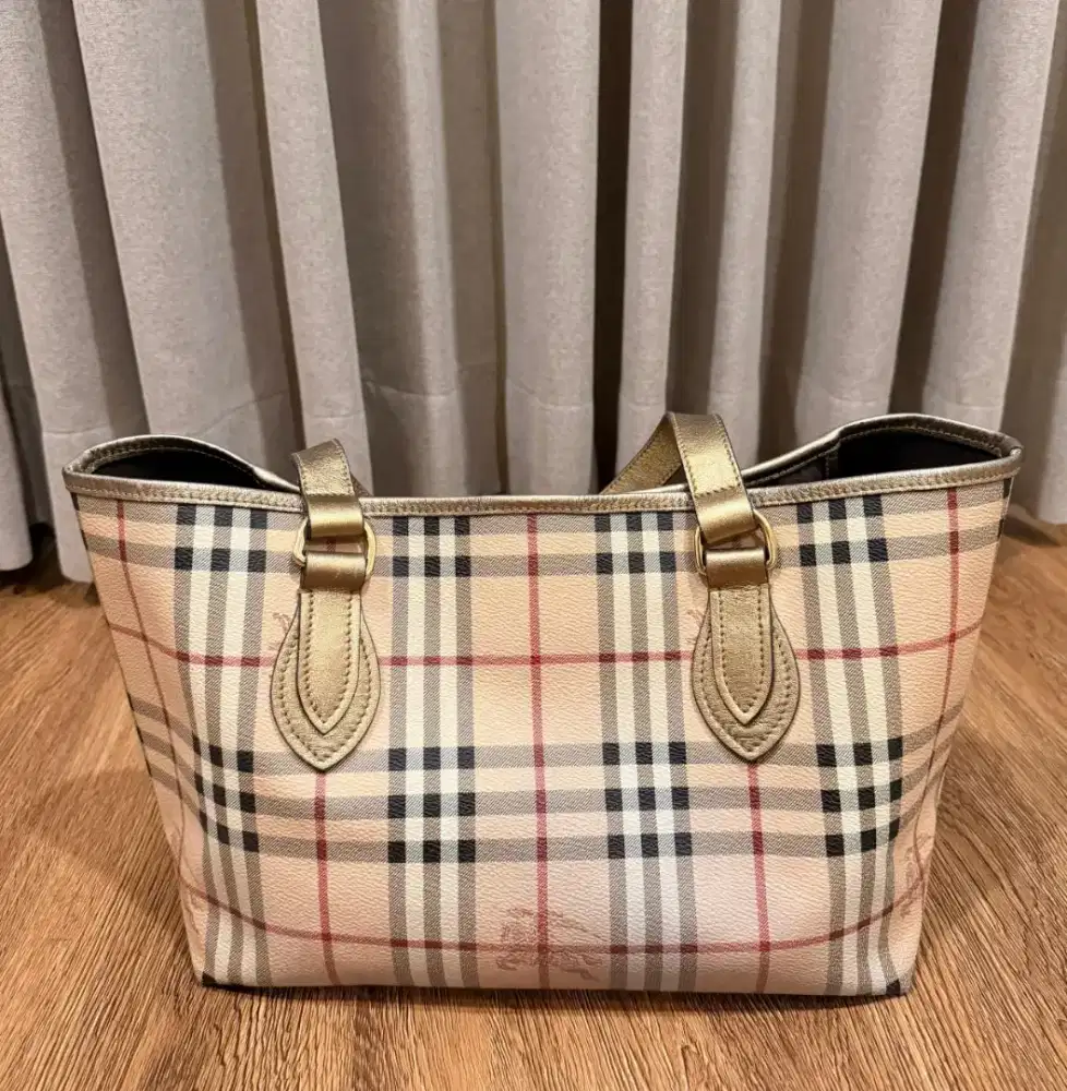 Original Tas BURBERRY TOTE BAG Bagus Keren Mewah