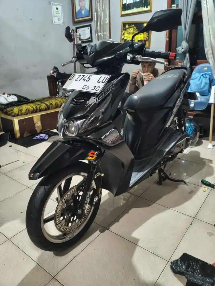 honda beat karbu 2011 full restorasi siap pake