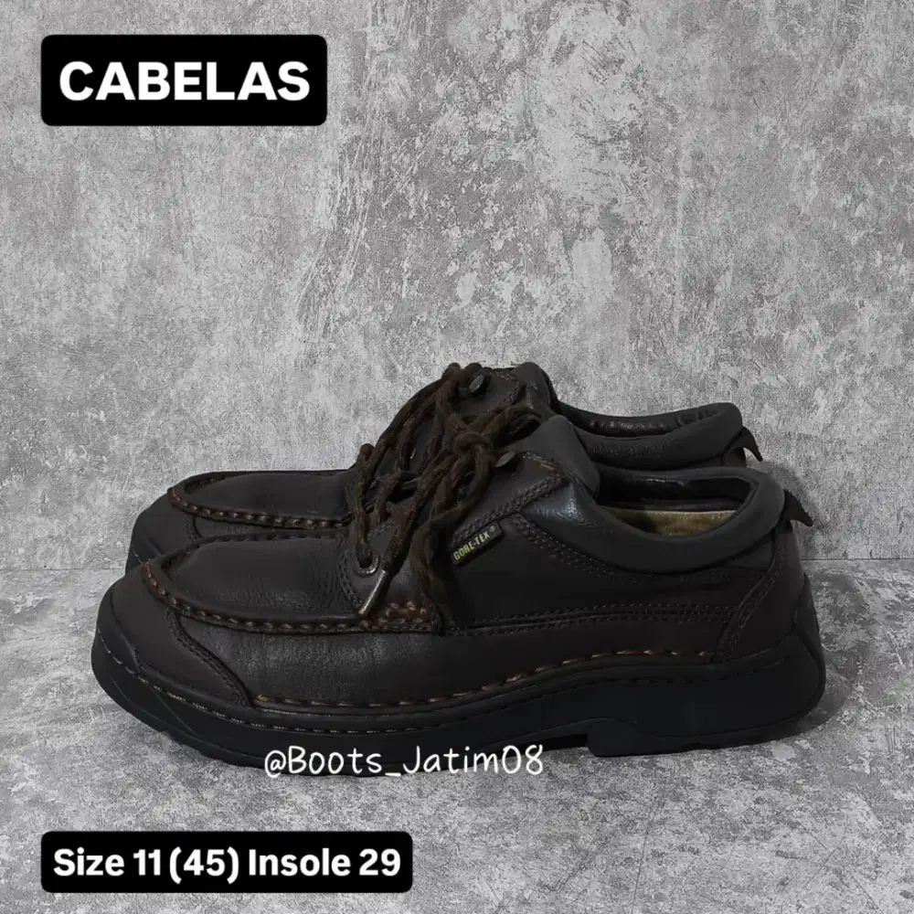 Cabelas Moctoe Boots Low Gore-Tex size 45