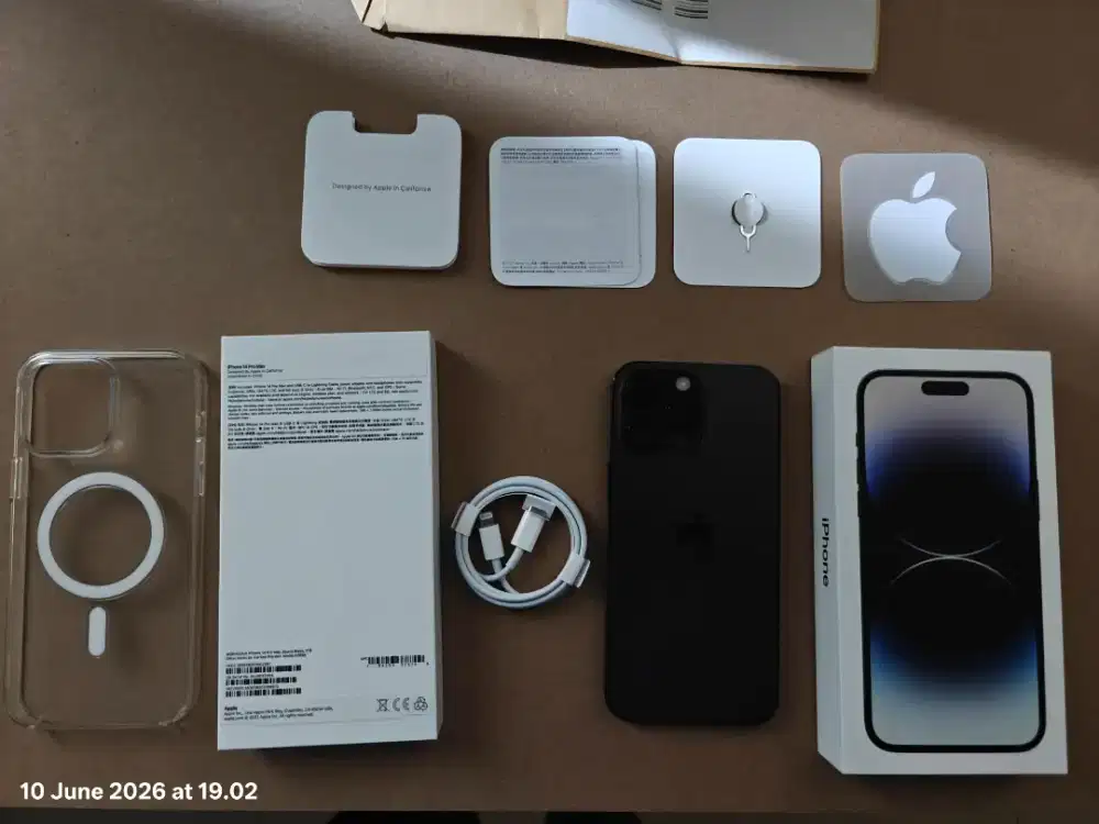 Jual cepat IPhone 14 Pro Max 1TB mulus 99% no cacat