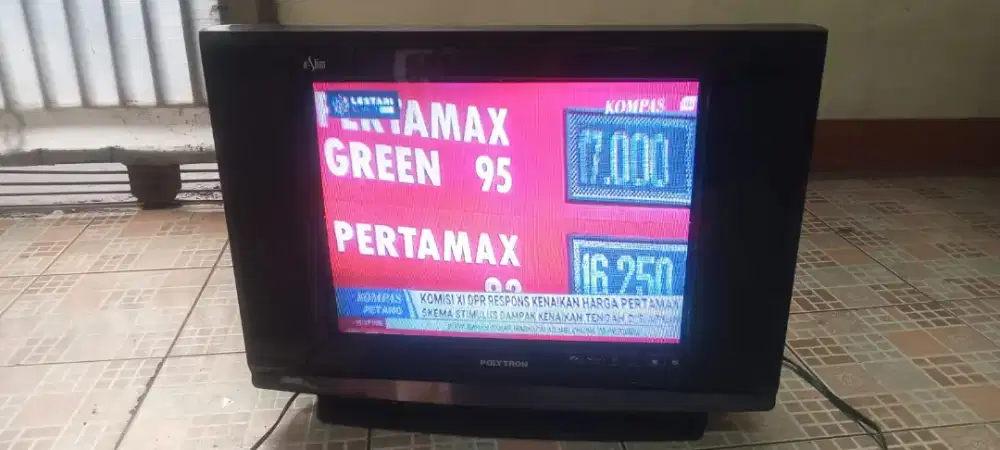 Jual tv POLYTRON SLIM 21 inc siap.untuk d antar