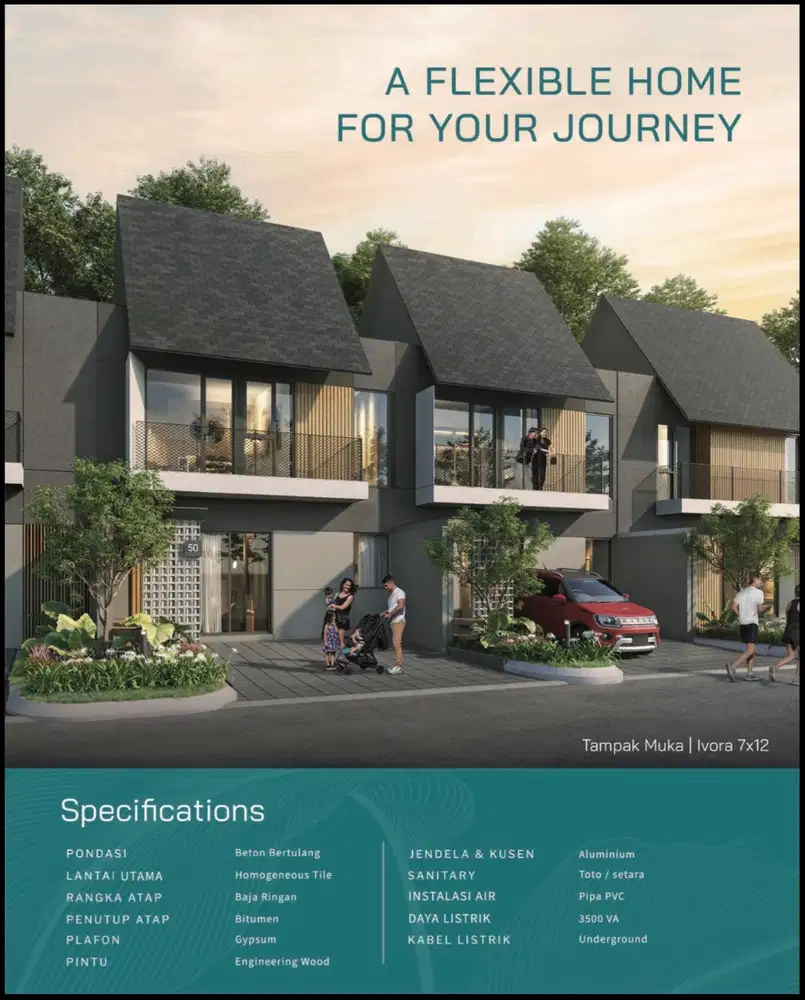 Dijual unit Ivora Summarecon 7x12