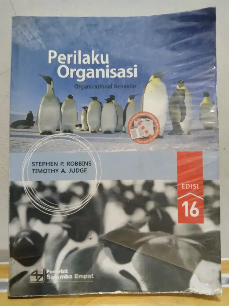 Buku Perilaku Organisasi Edisi 16 Stephen P. Robbins Original