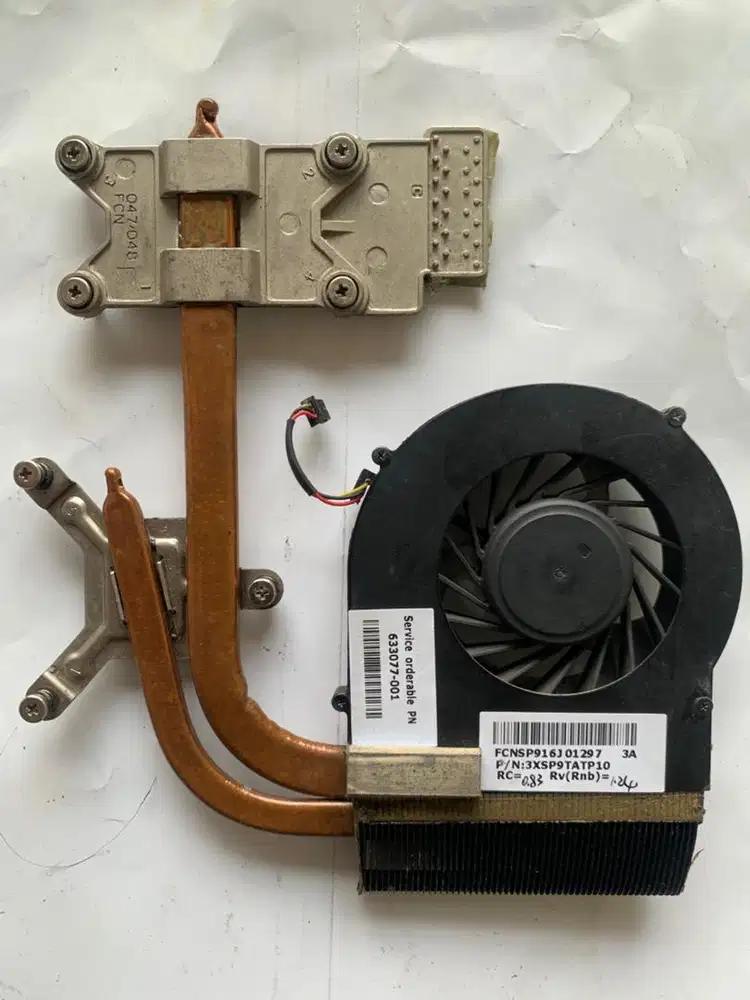 heatsink laptop hp ivny core i7 plus kipas fan