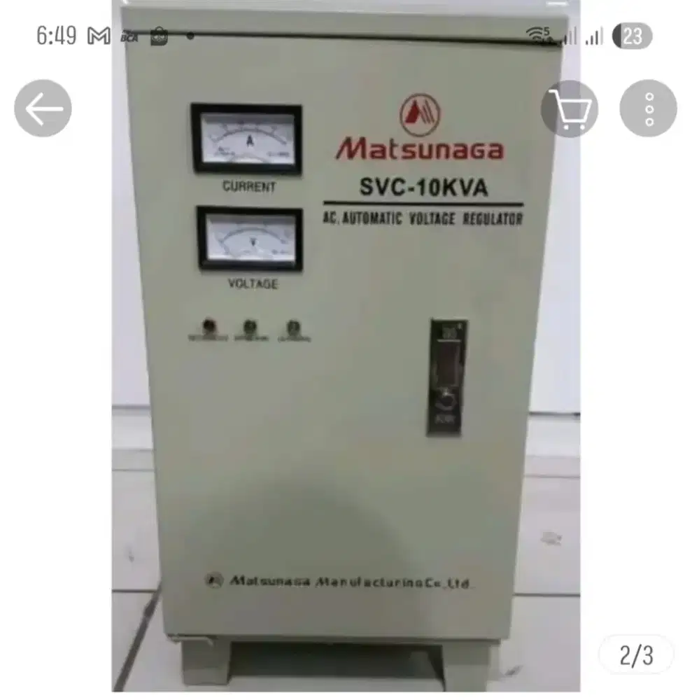Stabilizer scv10kva 10000VA