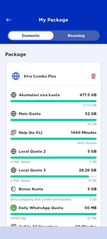 Kartu sakti XL Xtra Combo diskon 76%
