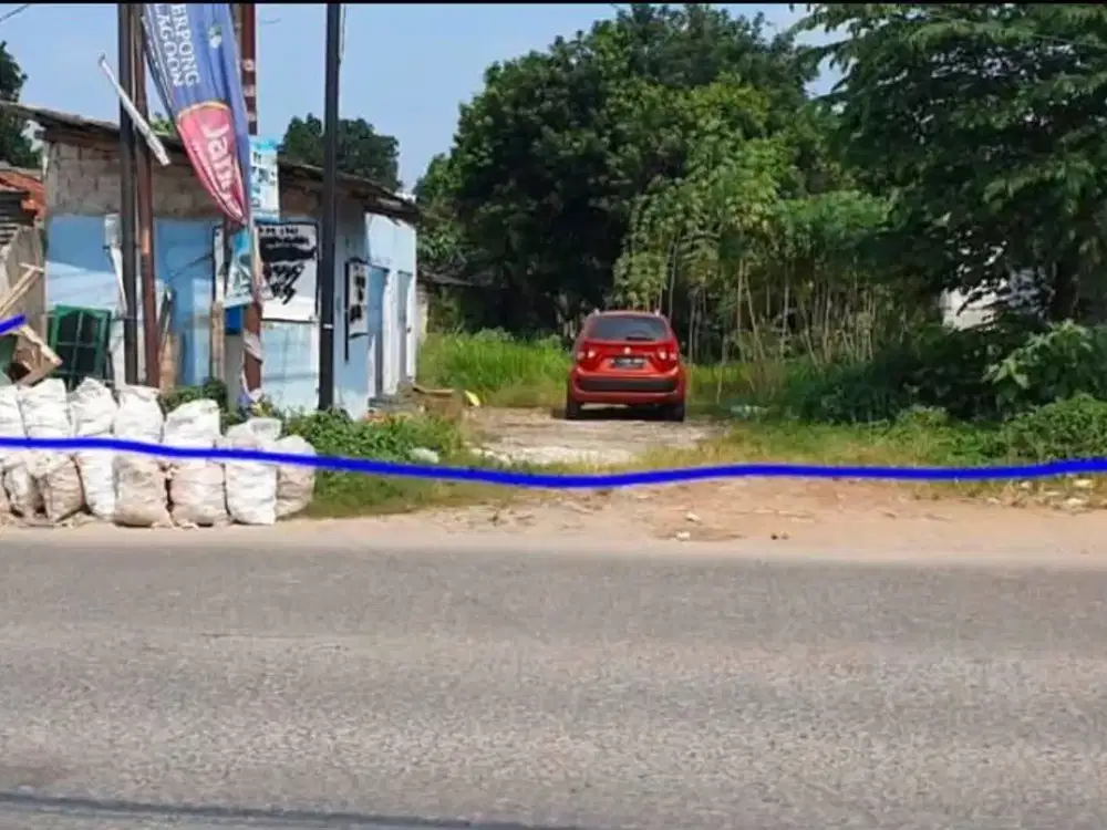Setu Tangerang Selatan Tanah Dijual Pinggir Jalan Raya