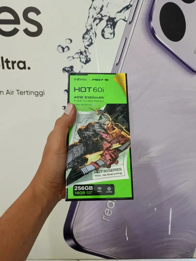[ Fast respon WA ] Infinix Hot 60i NFC 8+8/256 Garansi resmi 1thn