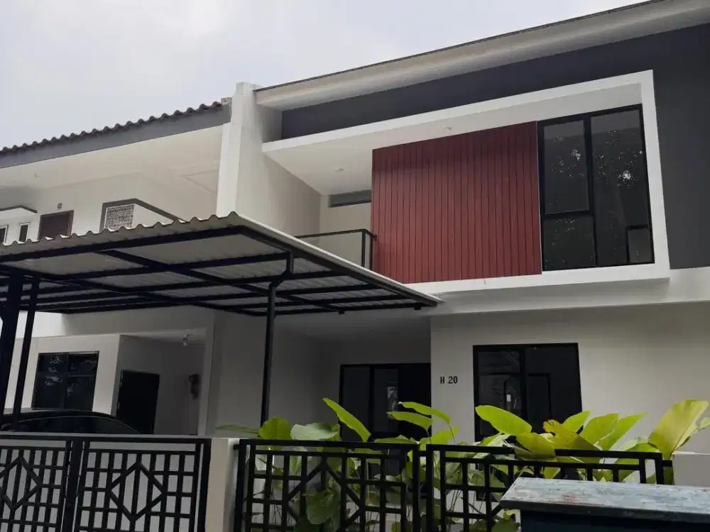 DIJUAL RUMAH BARU 2 LT JARANG ADA SIAP HUNI MODEL MINIMALIS TROPIS